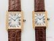 V8 Factory Replica Cartier Tank Solo Couple Watches Quartz Brown Leather Strap (2)_th.jpg